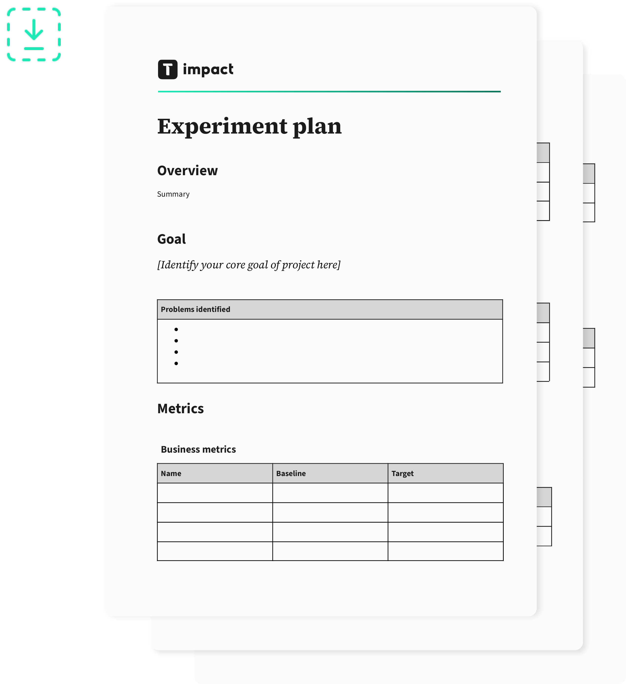 Experiment Plan Doc - Premium Colorful Pattern Gallery - HD
